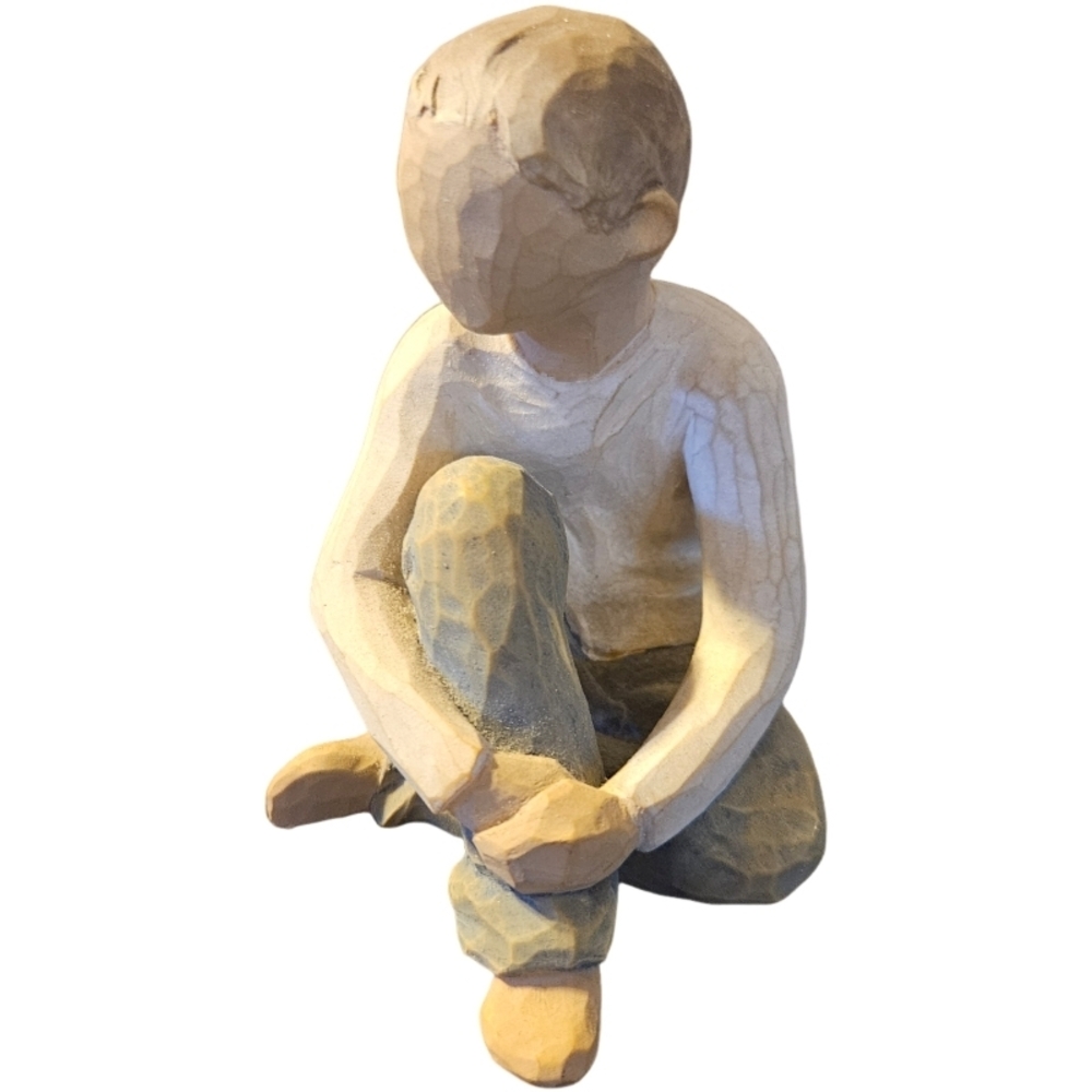 2008 Willow Tree Figurine "Caring Child" Susan Lordi 3" tall